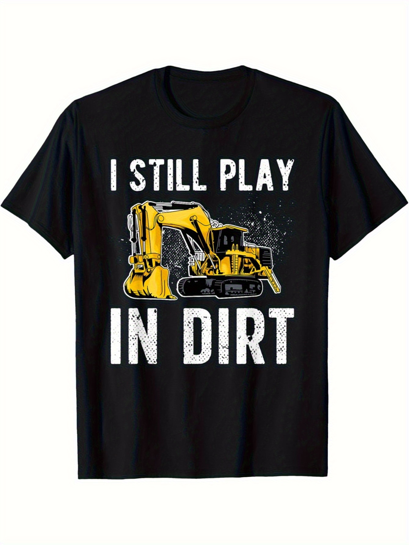 Heavy Equipment Operator Shirts - Men's Heavy-Duty Equipment Operator T-Shirt Construction