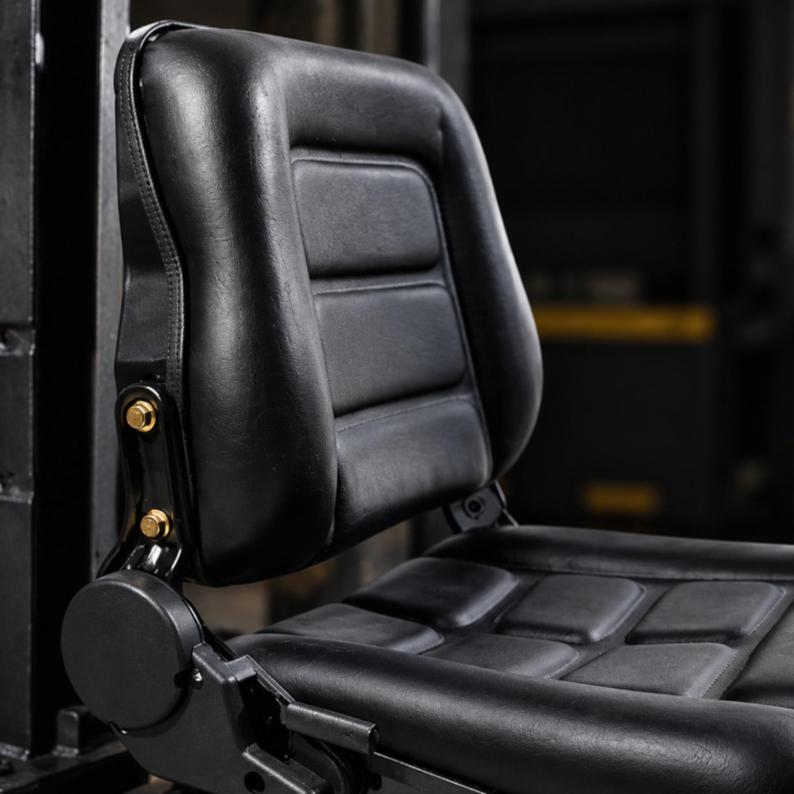 Heavy Equipment Usa - Heavy Duty Leather Operator Seat with