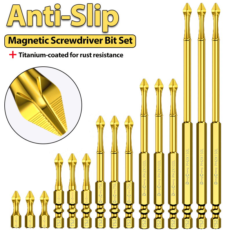 Magnetic Drill Press - PH2 Anti Slip Magnetic Screwdriver Bit