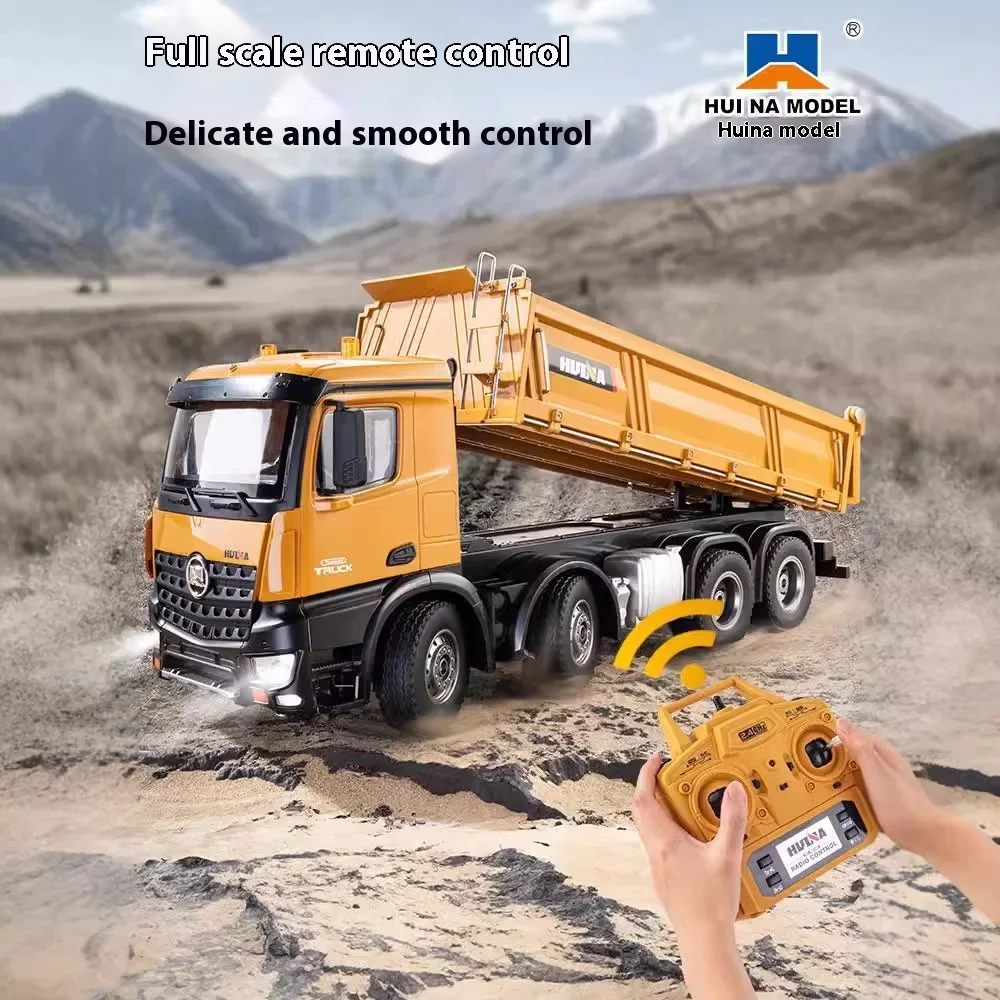 Huina 1536 RC Dump Truck 1/14  - Dump Truck Toy ulasan dan harga