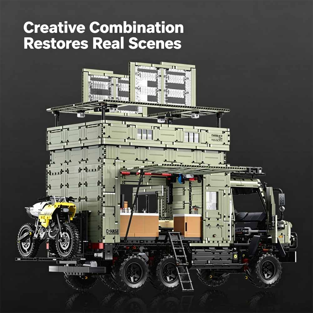 MOC 1:8 Scale 6x6 Offroad Unim - Heavy Equipment Truck ulasan dan harga