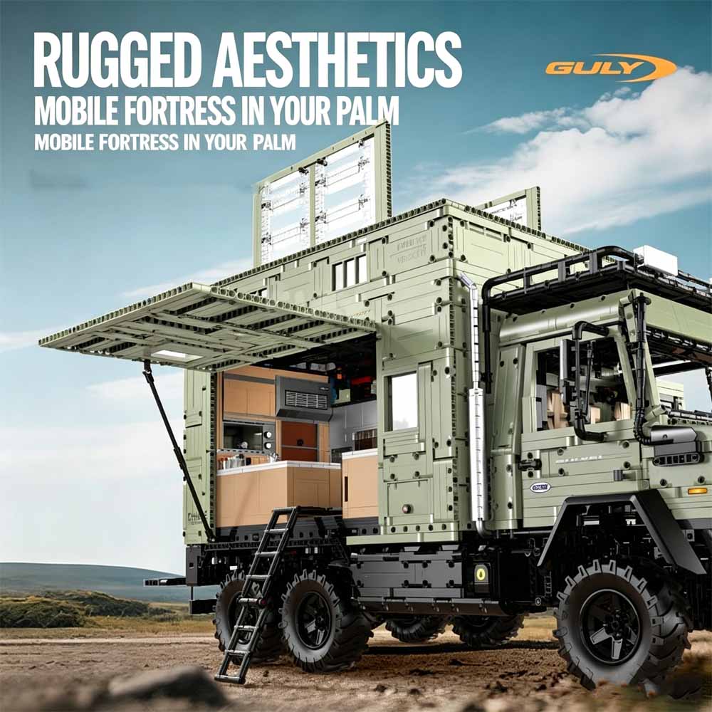 MOC 1:8 Scale 6x6 Offroad Unim - Heavy Equipment Truck ulasan dan harga