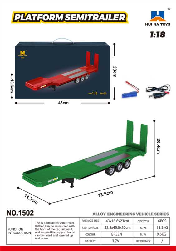 Huina 1/18 1509 Rc Semi Dump T - Dump Truck Toy ulasan dan harga