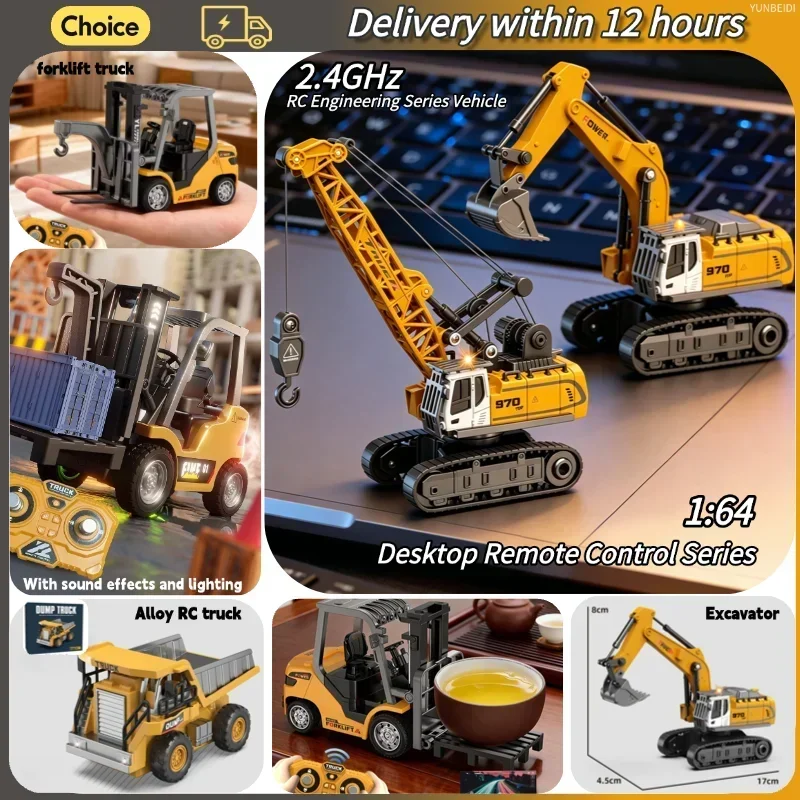 1:64 RC Mini Alloy Car Forklif - Dump Truck Toy ulasan dan harga