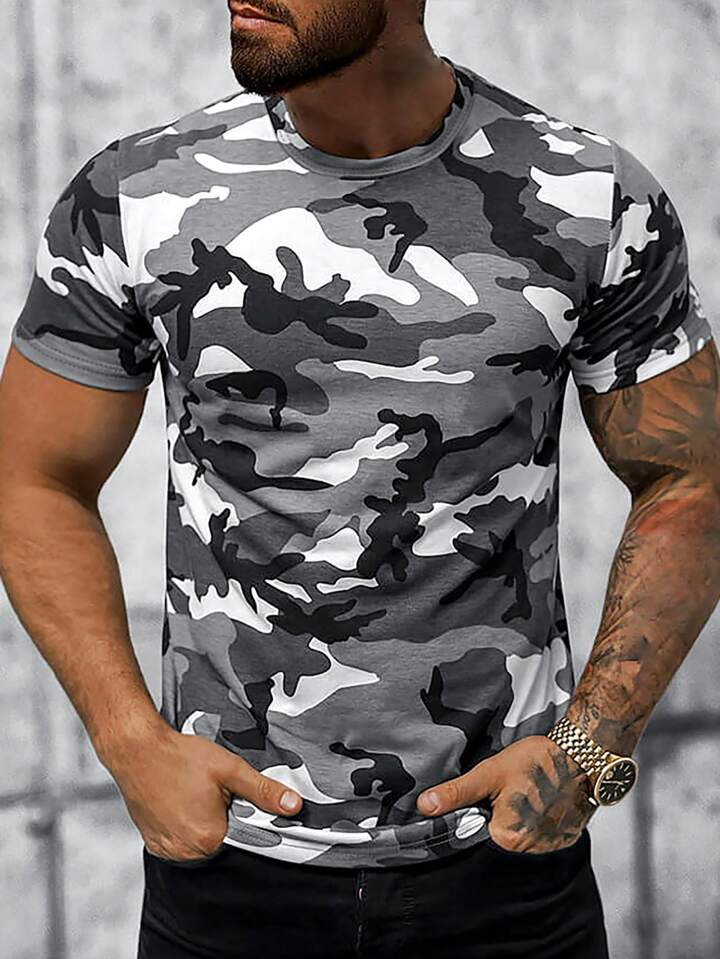 Men's Tactical Camo Camouflage - Heavy Equipment Operator Shirts ulasan dan harga