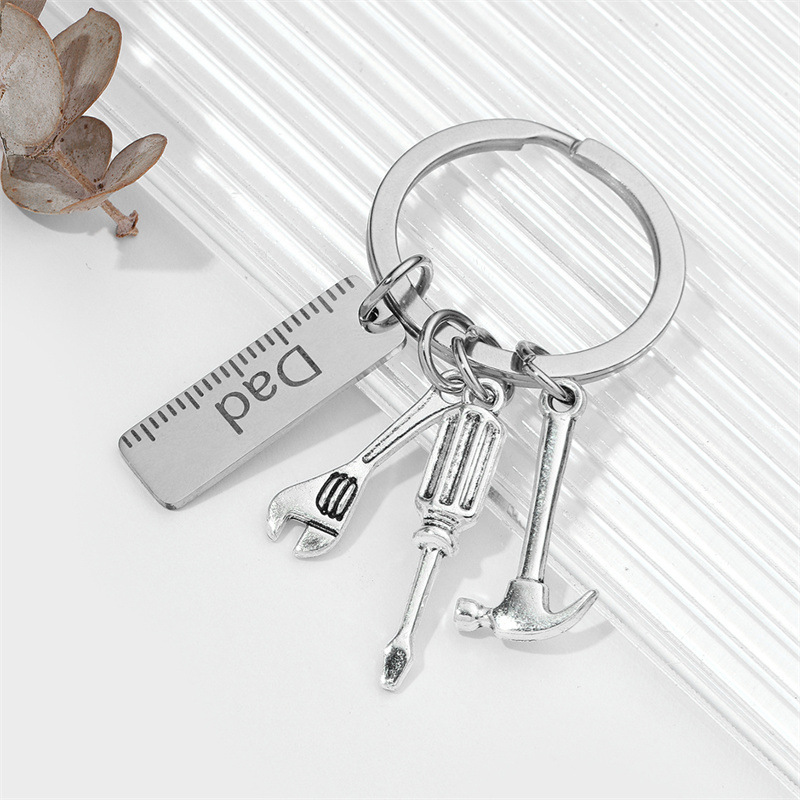 Keychain Mini Tools Set AlloyS - Heavy Equipment Key Ring ulasan dan harga
