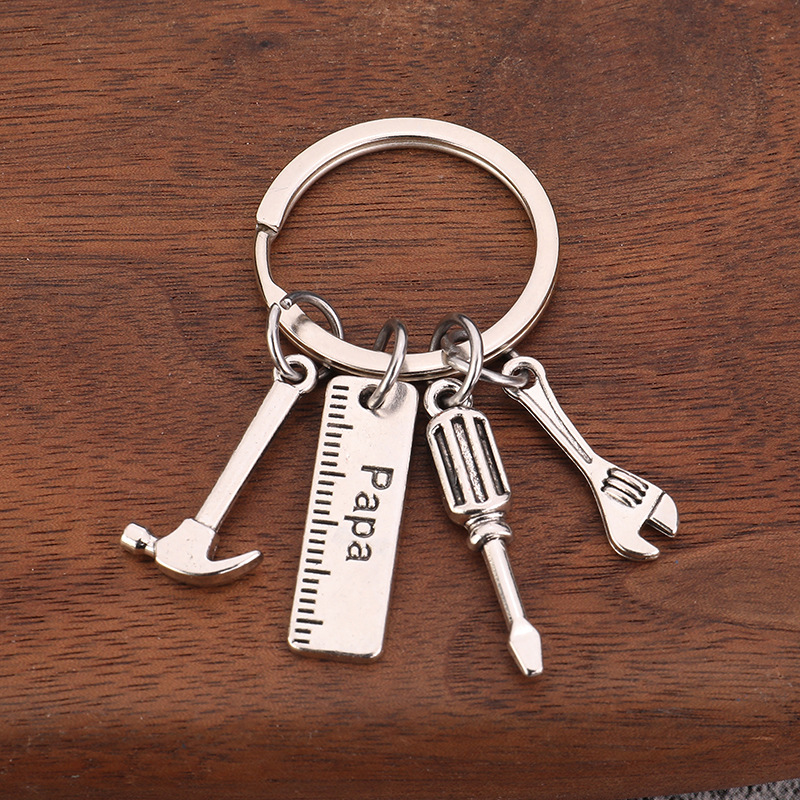 Keychain Mini Tools Set AlloyS - Heavy Equipment Key Ring ulasan dan harga