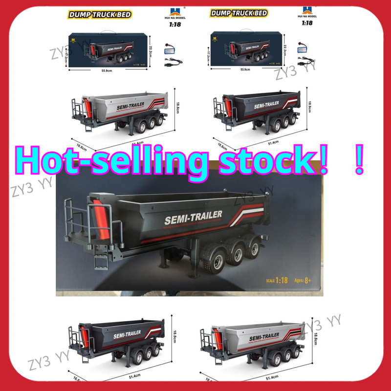 20261/18 Huina 1509 Rc Semi Du - Dump Truck Toy ulasan dan harga