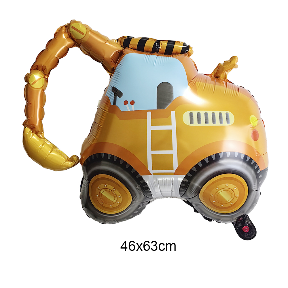5pcs Construction Party Balloo - Heavy Equipment Birthday Theme ulasan dan harga