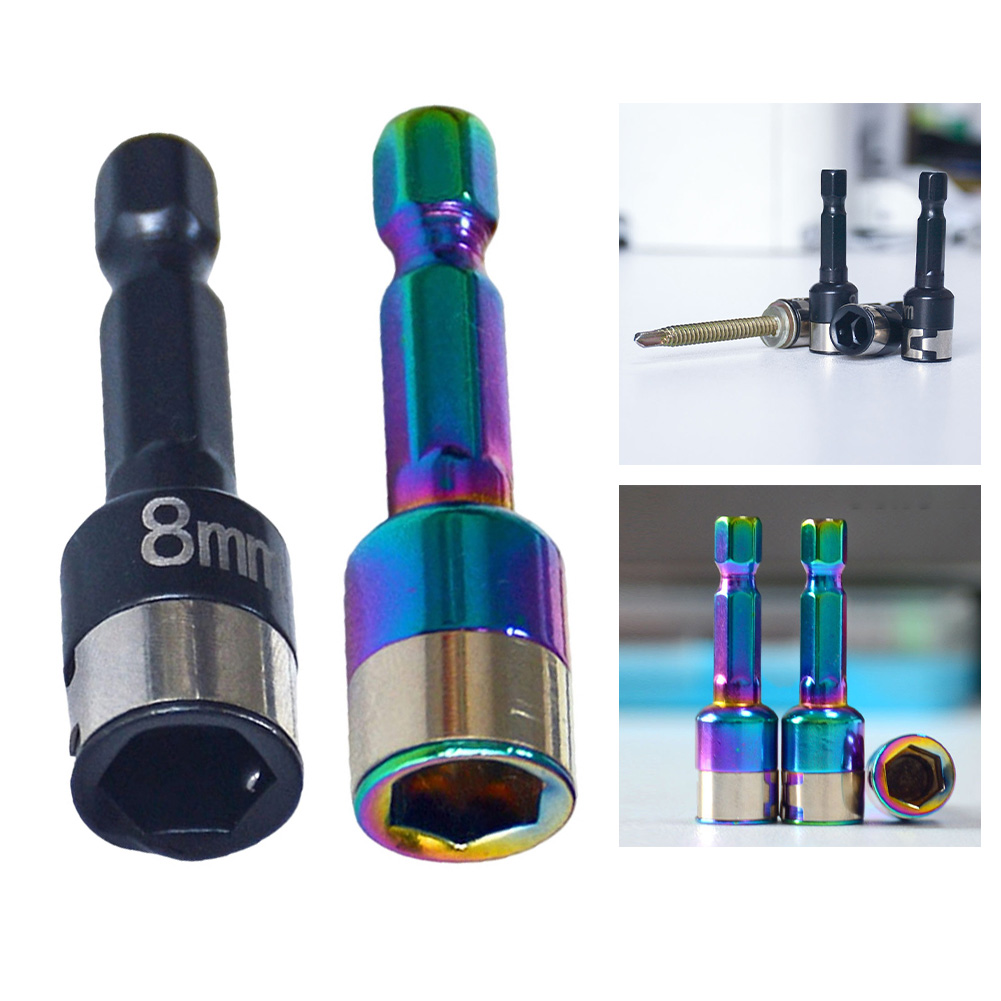 1/2Pcs 8mm Hex Socket Nut Driv - Magnetic Drill Press ulasan dan harga