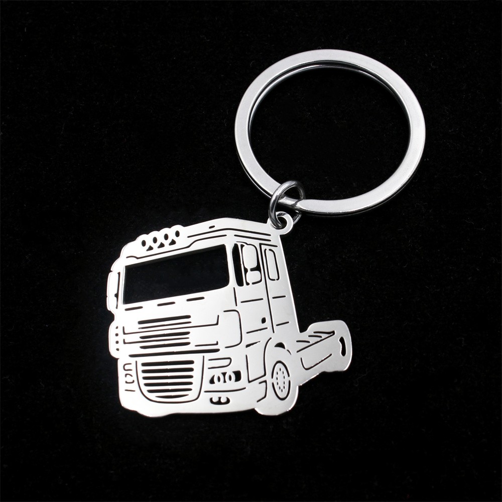 New Cool Boy Men's Big Truck K - Heavy Equipment Key Ring ulasan dan harga
