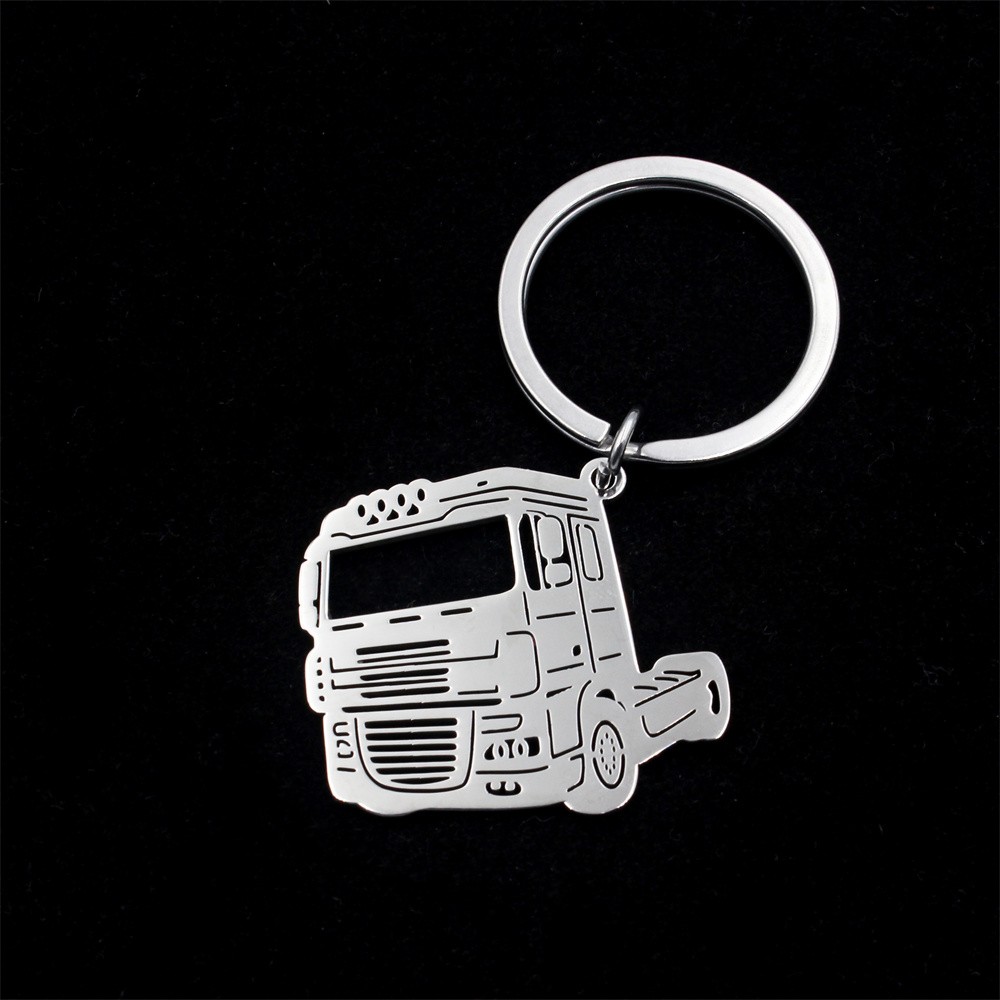 New Cool Boy Men's Big Truck K - Heavy Equipment Key Ring ulasan dan harga