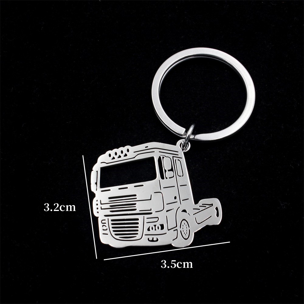New Cool Boy Men's Big Truck K - Heavy Equipment Key Ring ulasan dan harga