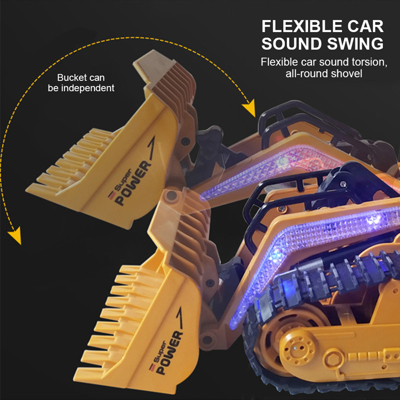 Bulldozer Dumper Tractor RC Tr - Dump Truck Toy ulasan dan harga