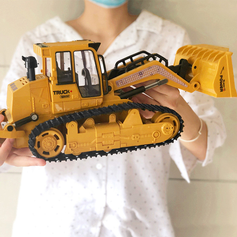 Bulldozer Dumper Tractor RC Tr - Dump Truck Toy ulasan dan harga
