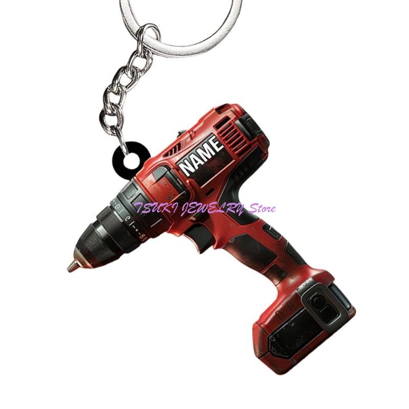 Eye Catching Sturdy Acrylic Ke - Heavy Equipment Key Ring ulasan dan harga