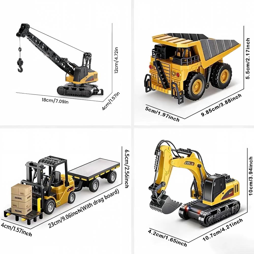 1:64 RC Crane and Forklift 2-i - Dump Truck Toy ulasan dan harga