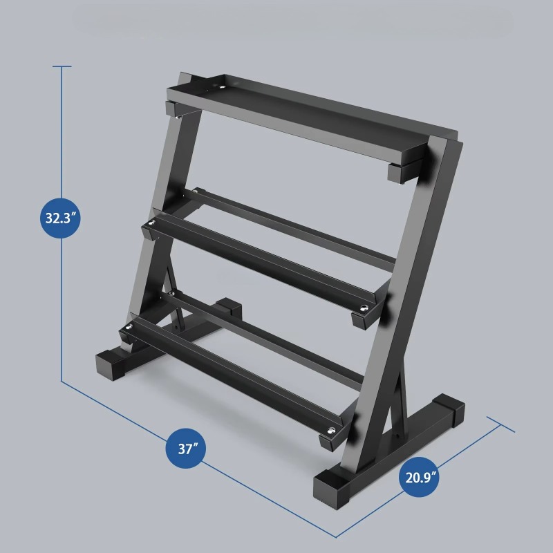 3-Tier Dumbbell Storage Rack 8 - Heavy Equipment Usa ulasan dan harga