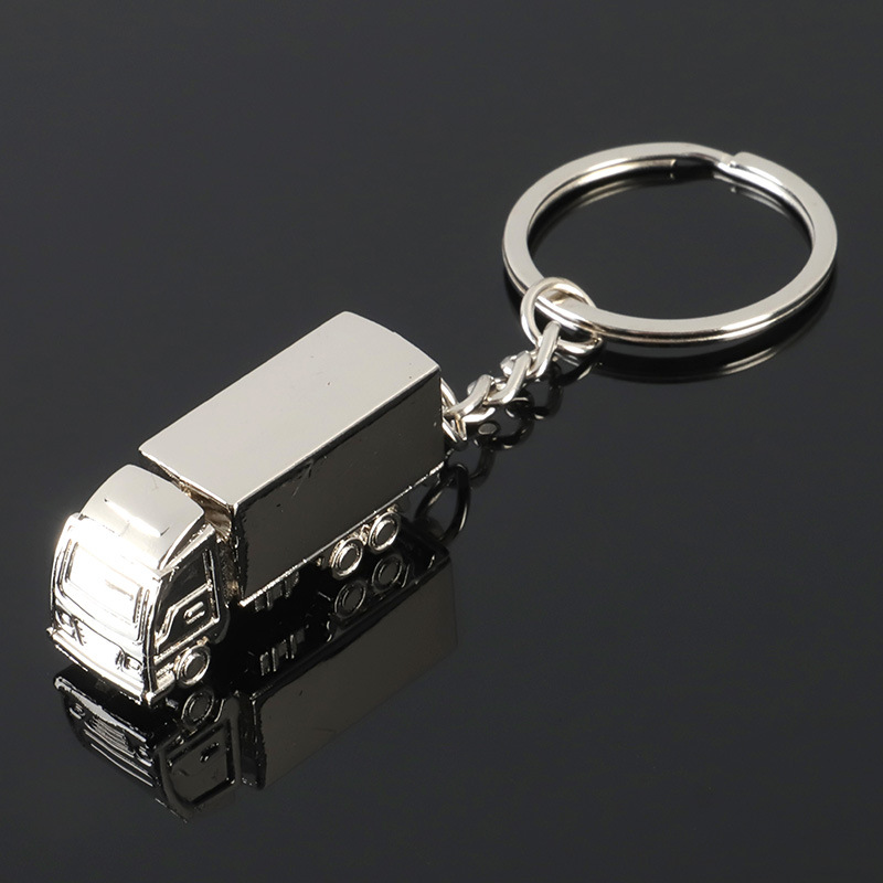 10Pcs Metal Truck Lorry Car Ke - Heavy Equipment Key Ring ulasan dan harga