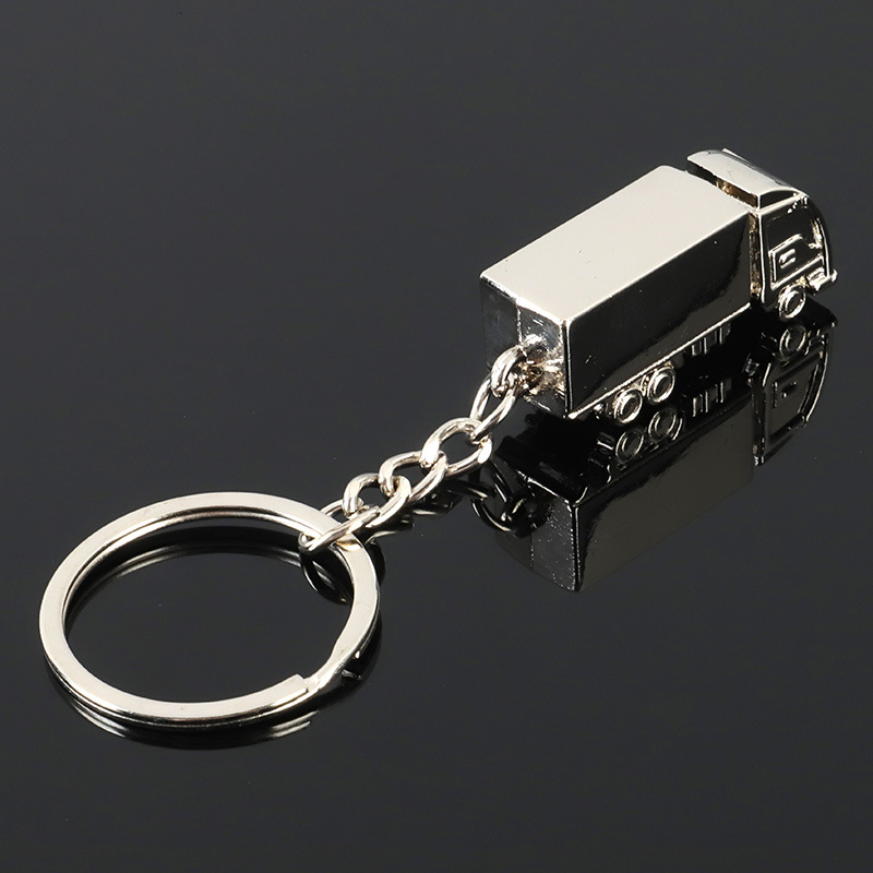 10Pcs Metal Truck Lorry Car Ke - Heavy Equipment Key Ring ulasan dan harga