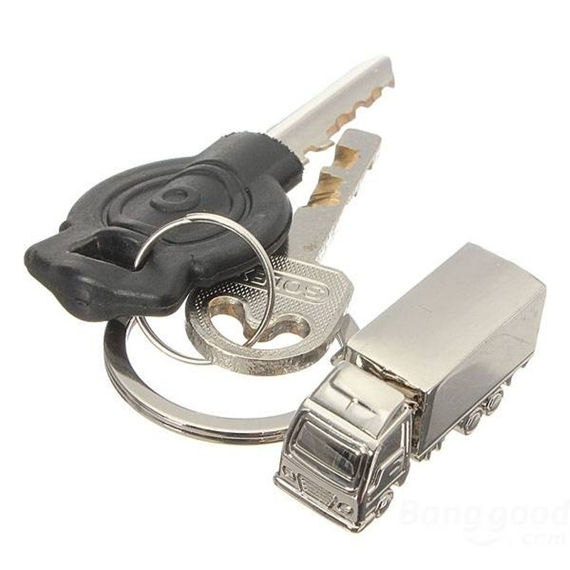 10Pcs Metal Truck Lorry Car Ke - Heavy Equipment Key Ring ulasan dan harga