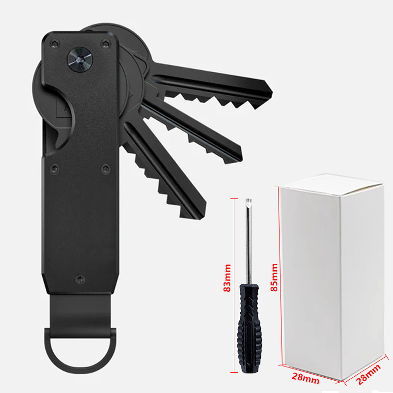 1PC Aluminum Alloy Key Organiz - Heavy Equipment Key Ring ulasan dan harga